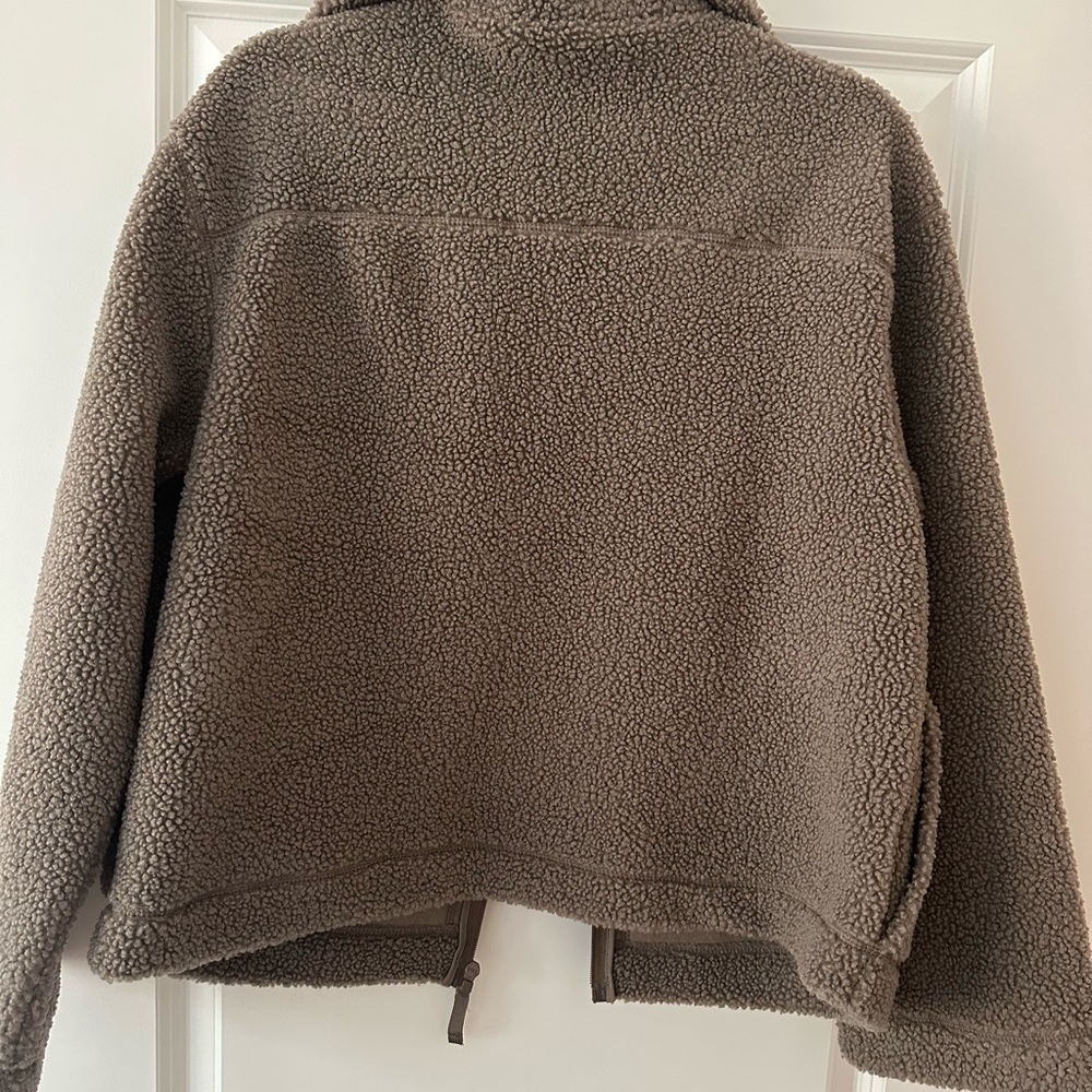 H&M Taupe Sherpa Jacket - Picture 3 of 3